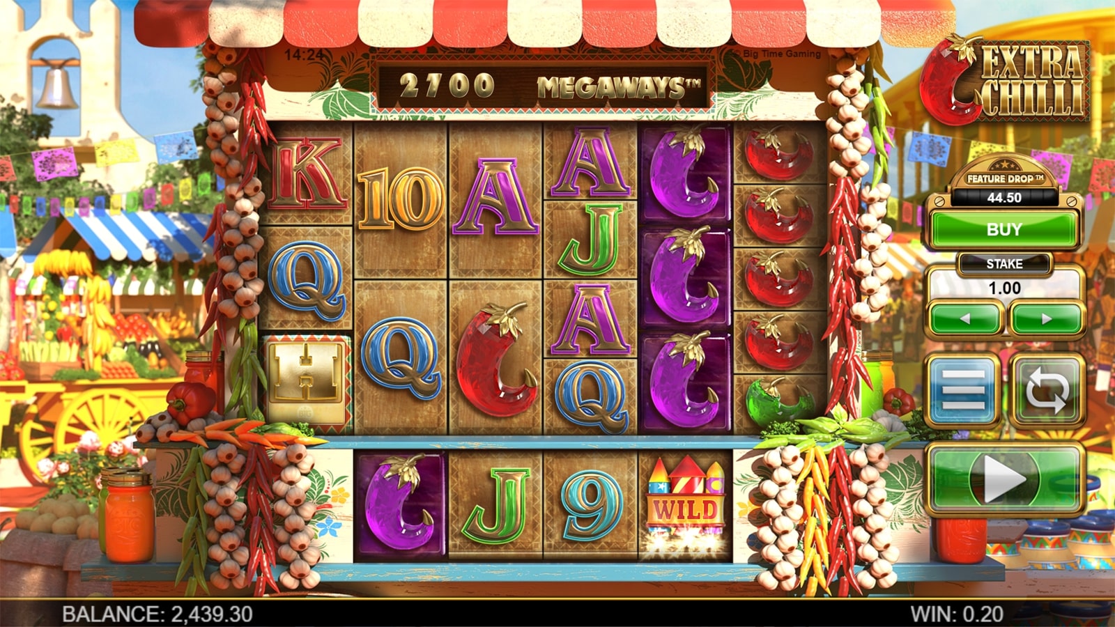 Extra Chilli slot logo