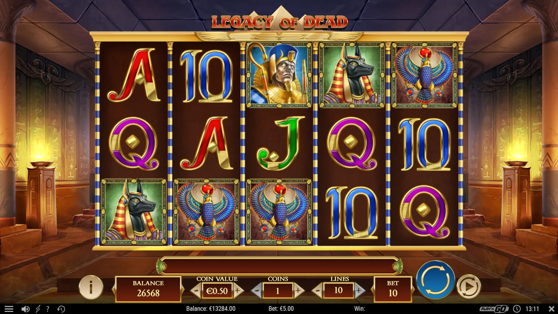 Legacy of Dead slot logo