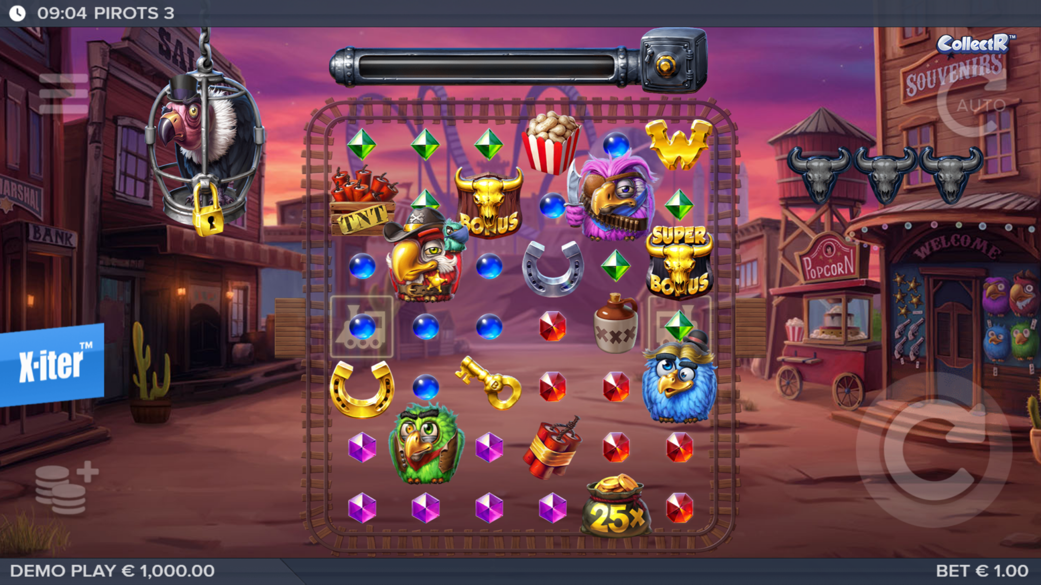 Pirots 3 slot logo