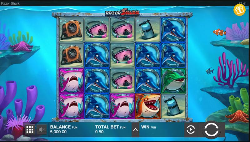Razor Shark slot logo