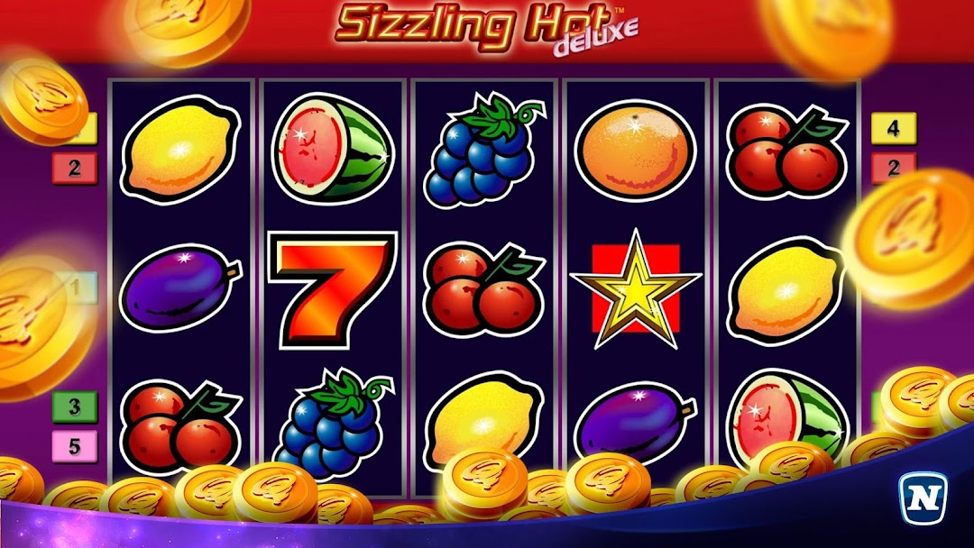 Sizzling Hot deluxe slot logo