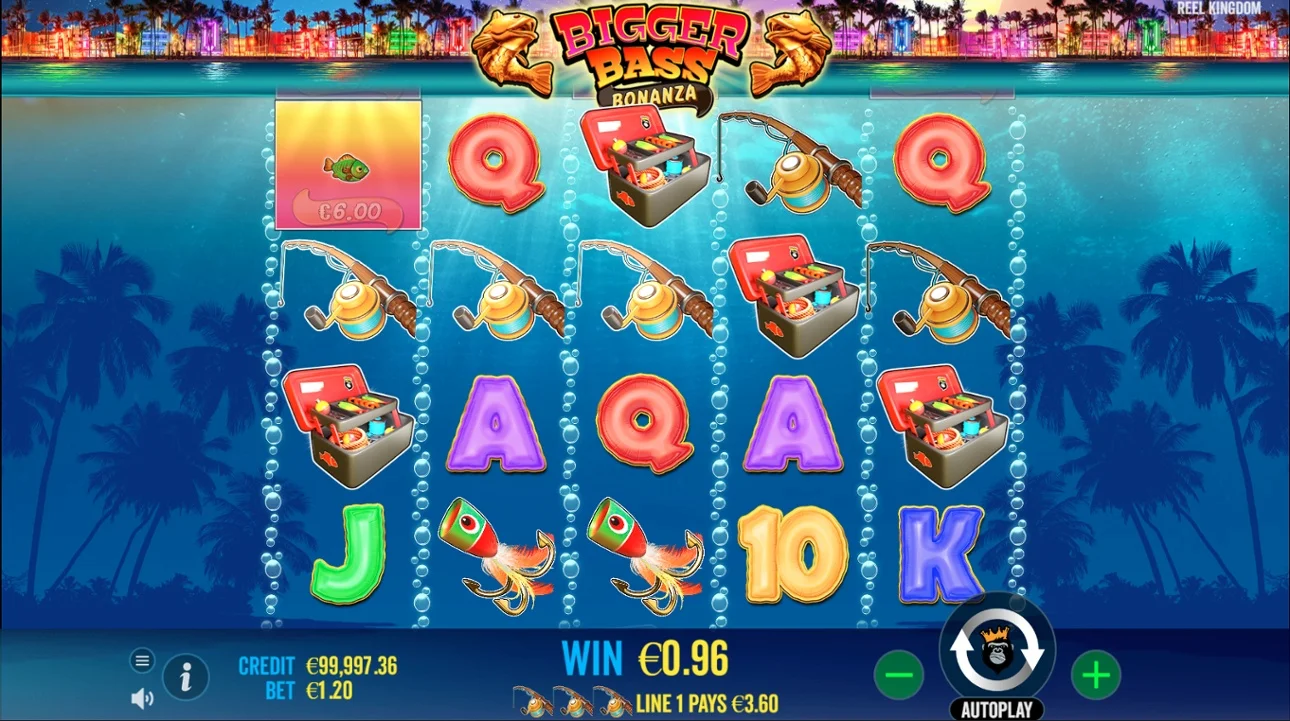 Bigger Bass Bonanza slot logo