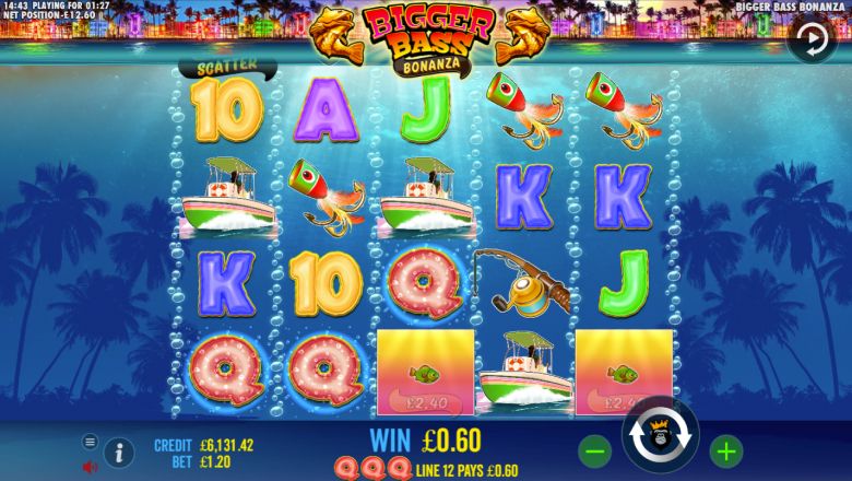Bigger Bass Splash slot logo