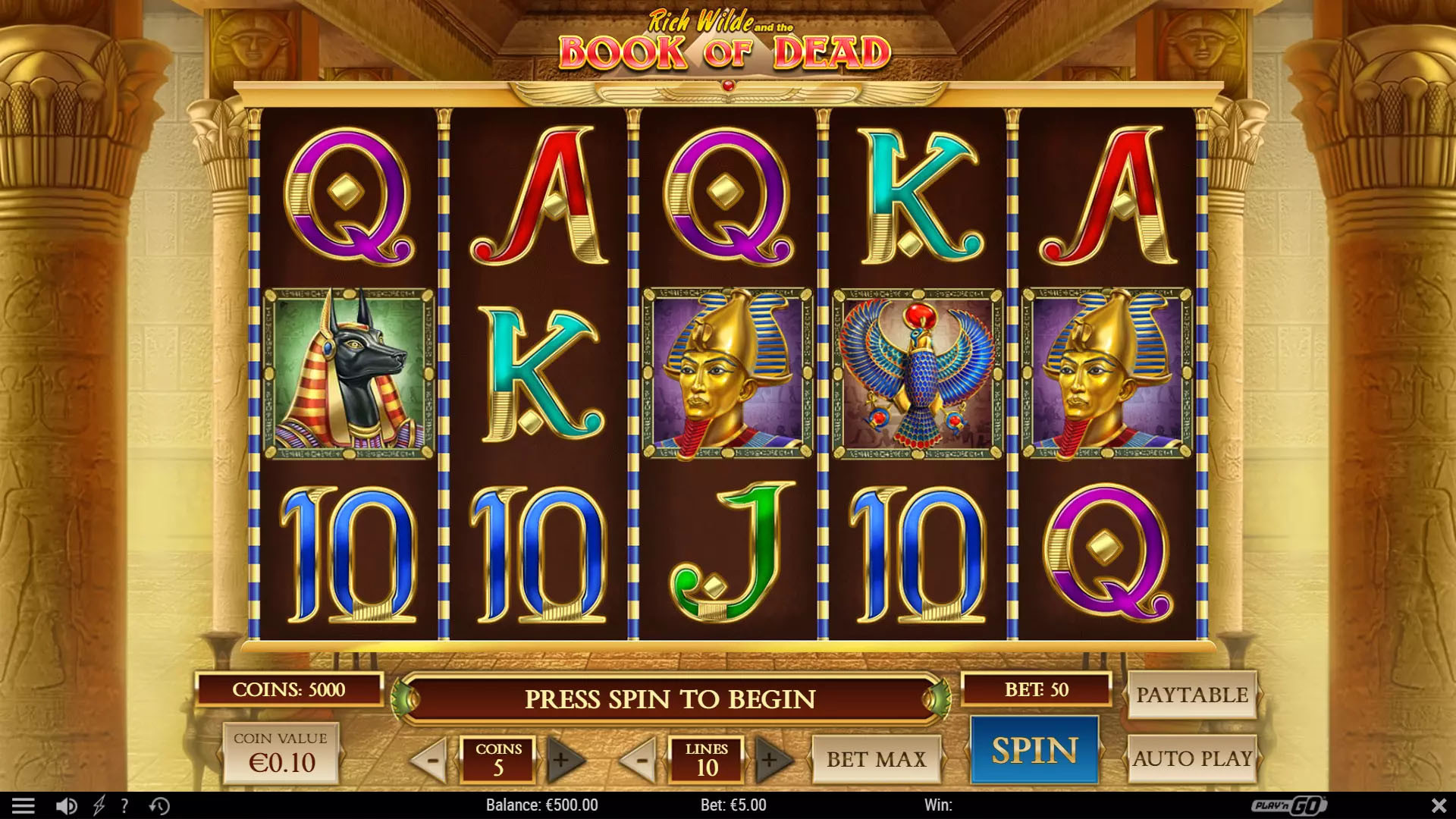 Book of Dead slot logo