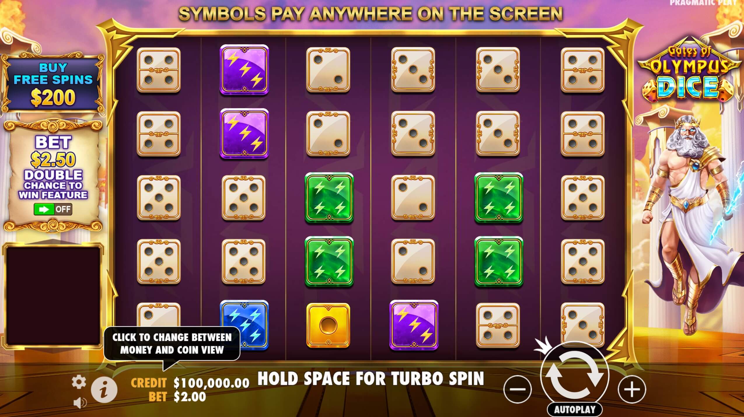Gates of Olympus Dice slot logo